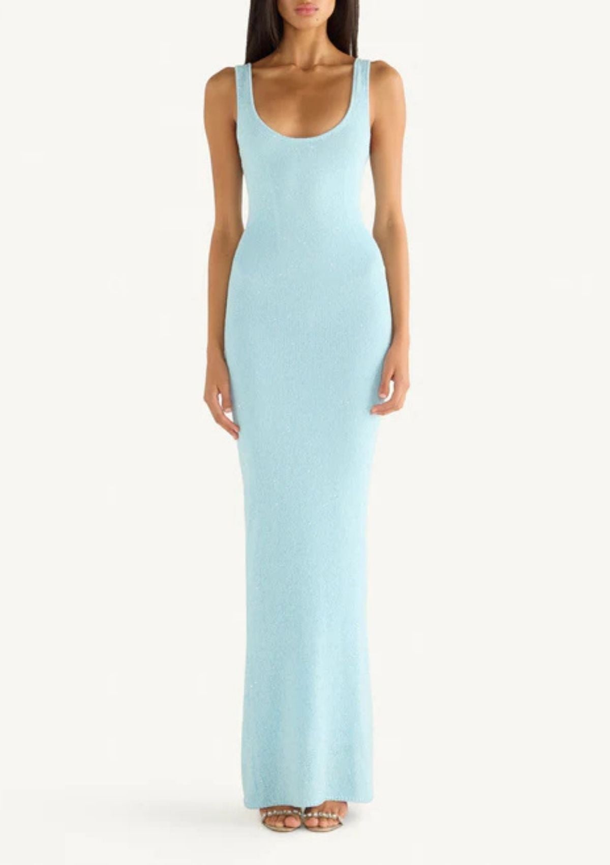 Astra Blue Sequin Gown